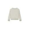 Muntgroene/ecru gestreepte trui - Mateo beige